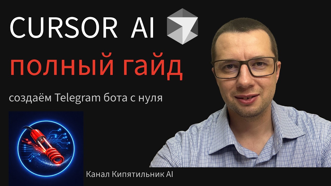 CURSOR AI 2026 - полный гайд | Telegram бот с нуля БЕЗ кода и опыта