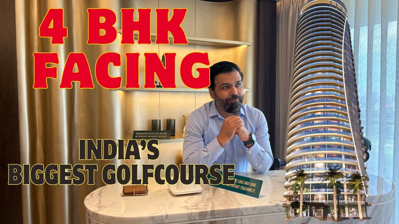 Inside 4bhk Facing INDIA'S BIGGEST GOLFCOURSE: Gaur Trecento