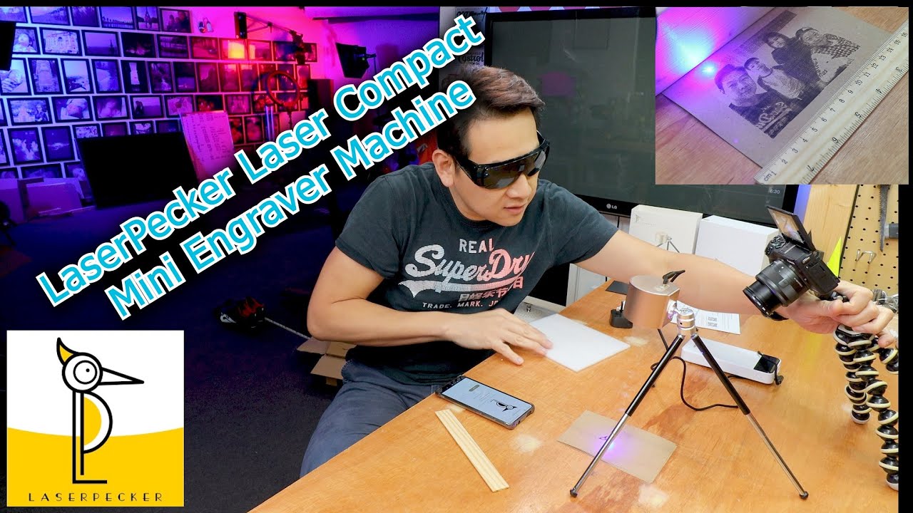 LaserPecker Laser Compact Mini Engraver Machine review by Benson Chik