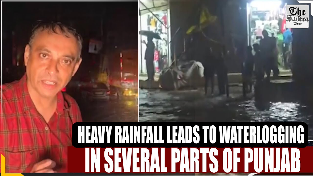 Heavy rainfall leads to waterlogging in several parts of Punjab