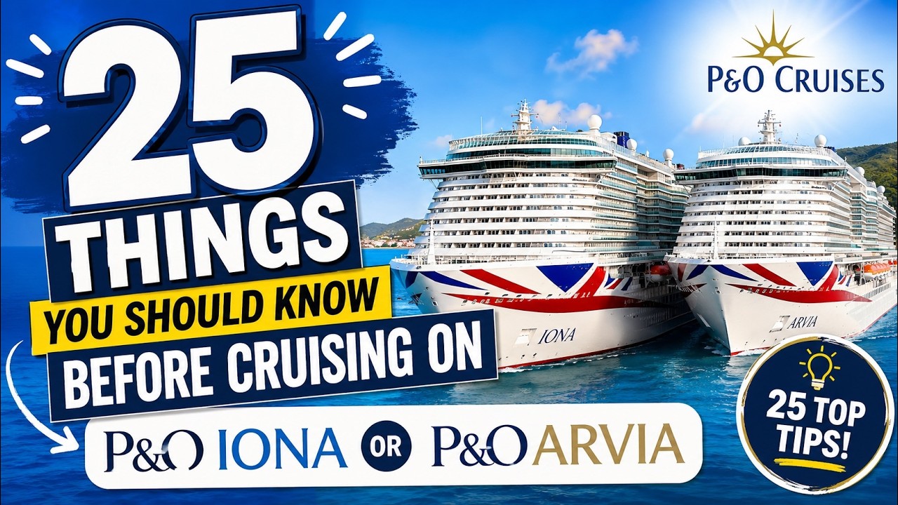 25 Things You Must Think About for a Cruise on P&O Arvia or P&O Iona