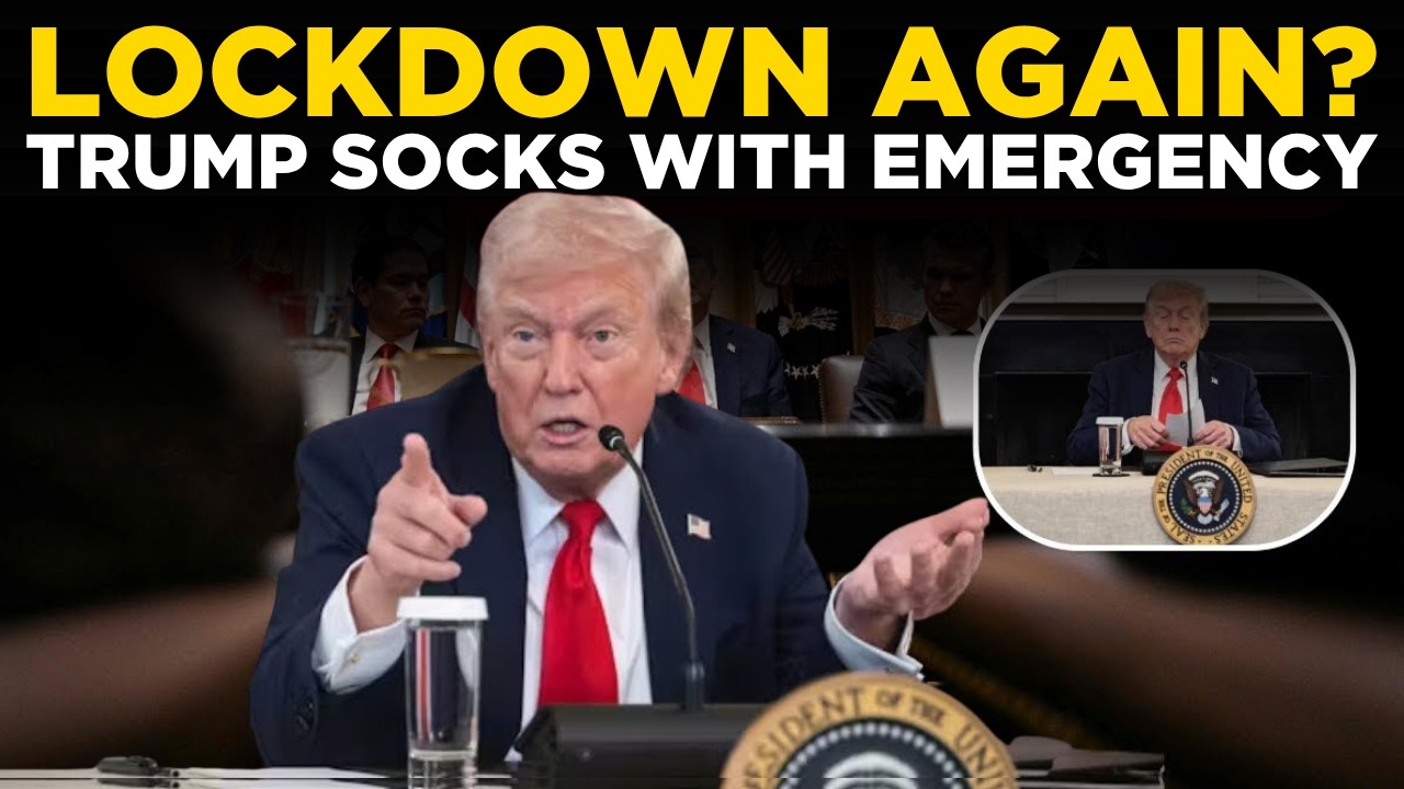 Trump LIVE: Trump Issues Urgent Lockdown Warning , Emergency Alert For America | What&rsquo;s Coming Next?