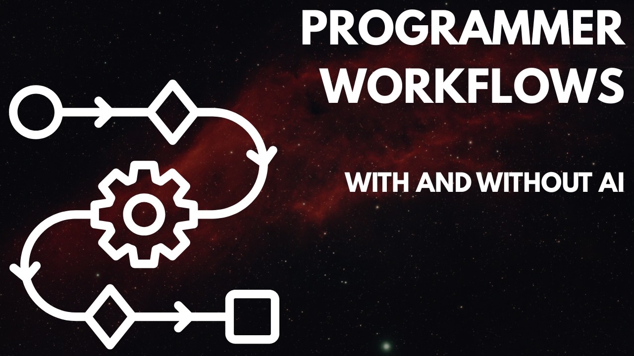 Programmer workflows with and without AI