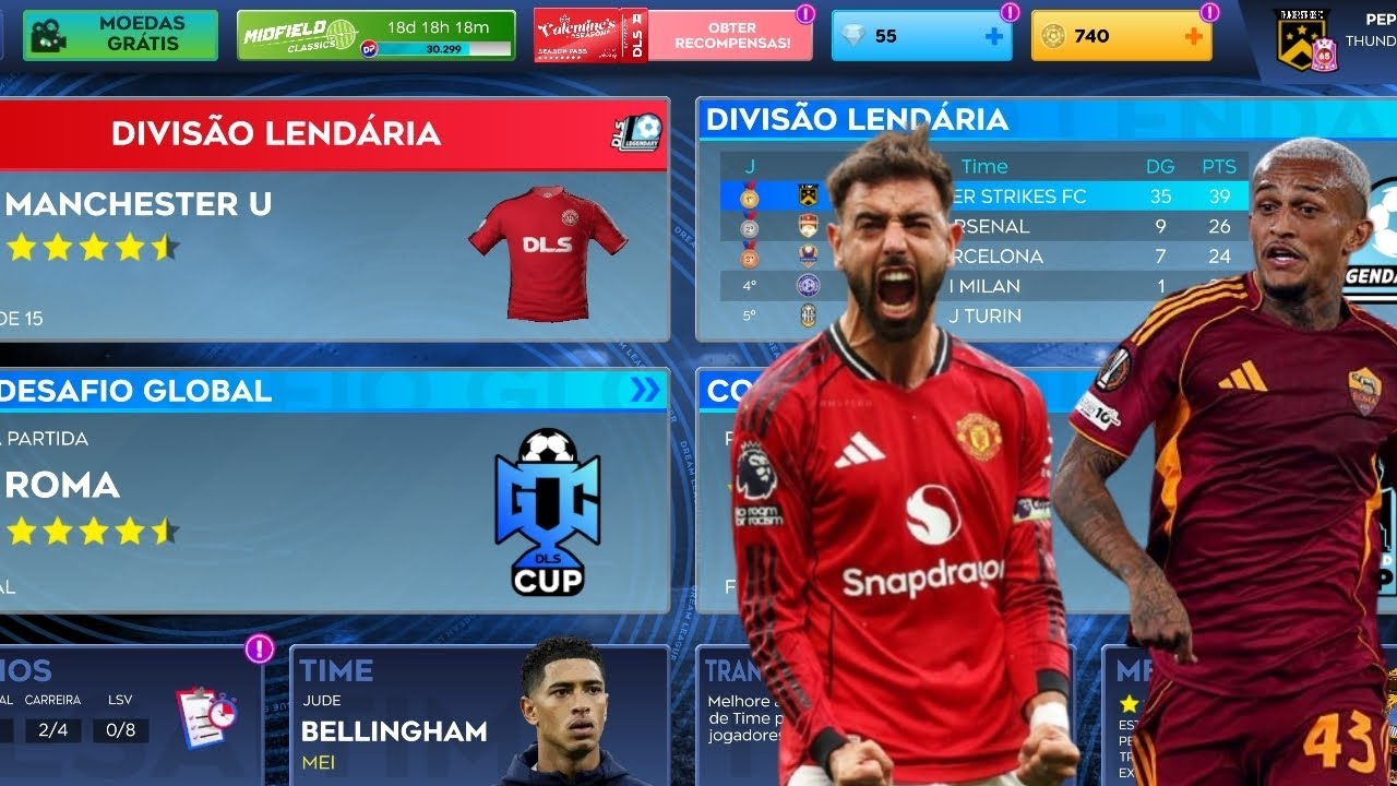 DLS 26|Modo Carreira Thunder Strikes FC(Rumo Ao Título Da Divisão Lendária)