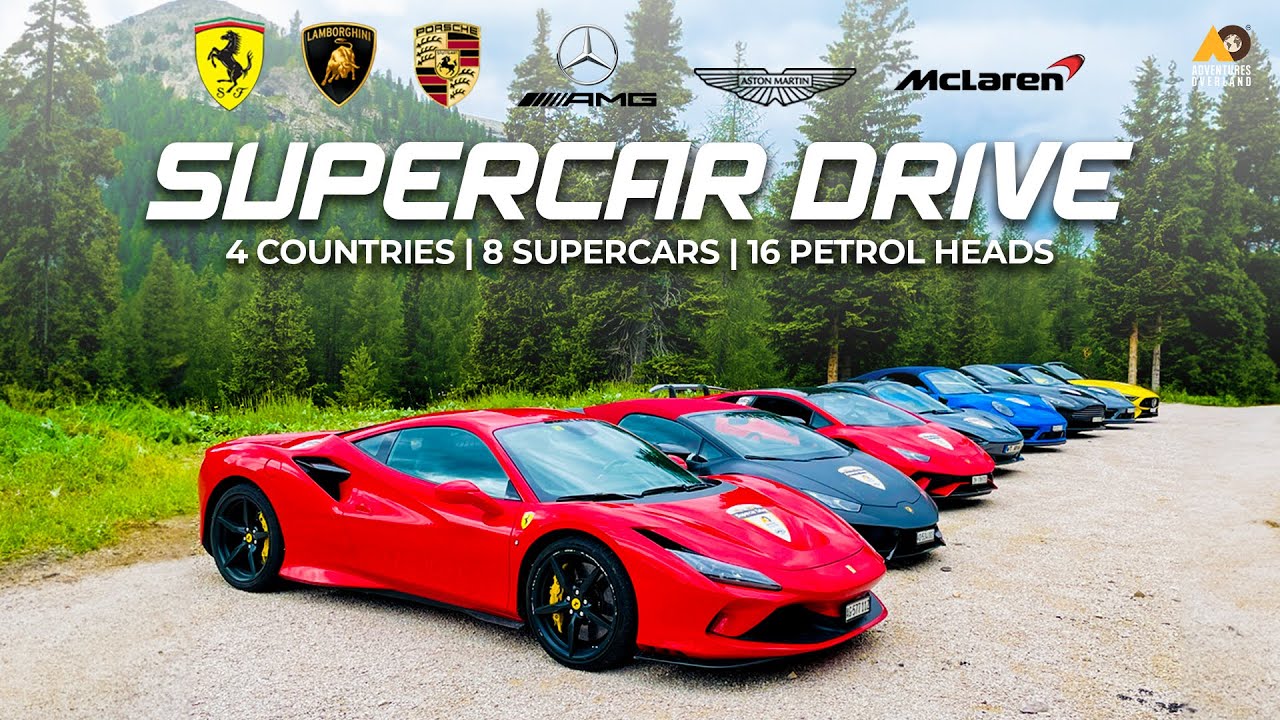 BEST SUPERCARS EXPERIENCE | DRIVING TOP BRANDS OF SUPERCARS I SELF DRIVE ROAD TRIP IN EUROPE  I EPIC