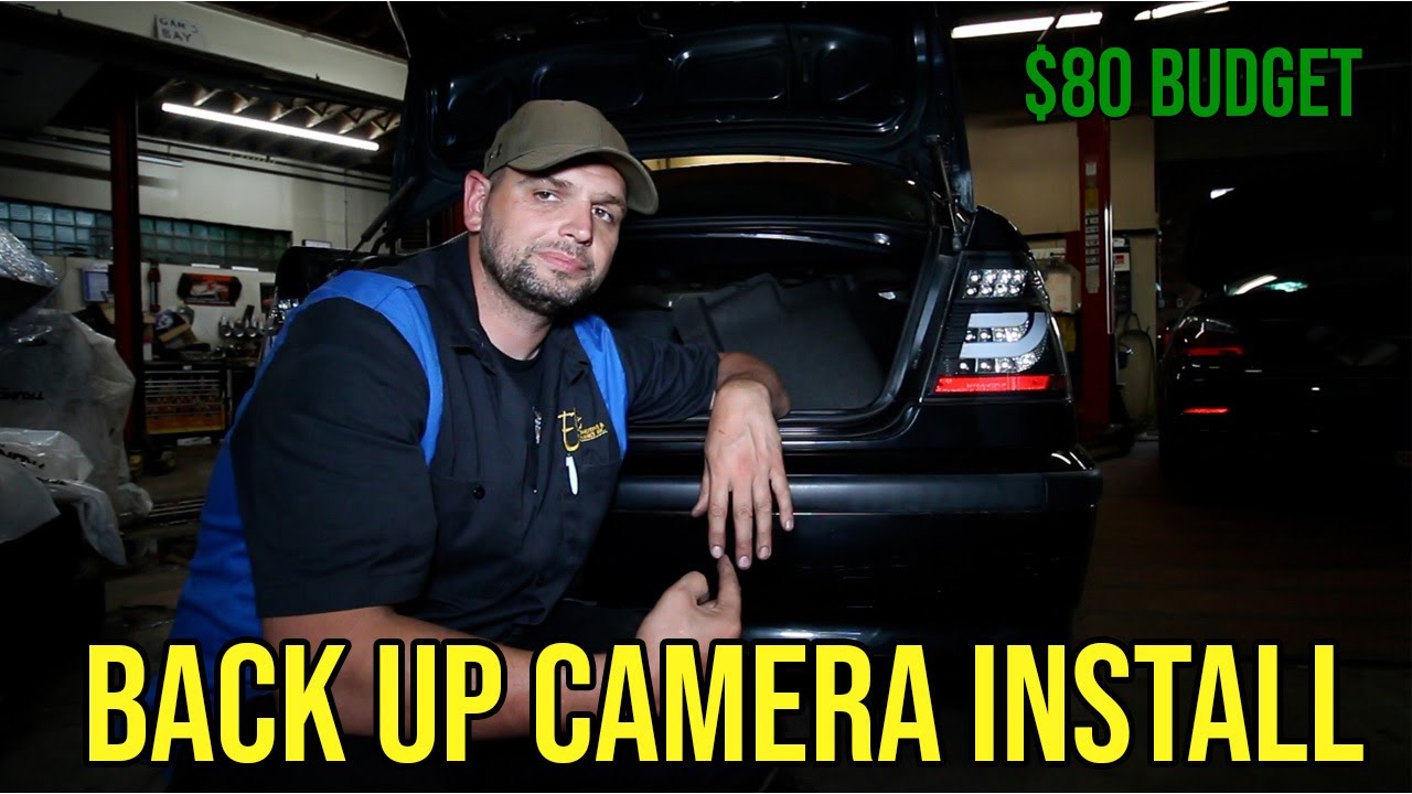 HOW TO INSTALL A BACKUP CAMERA - BMW E46 Budget backup camera install