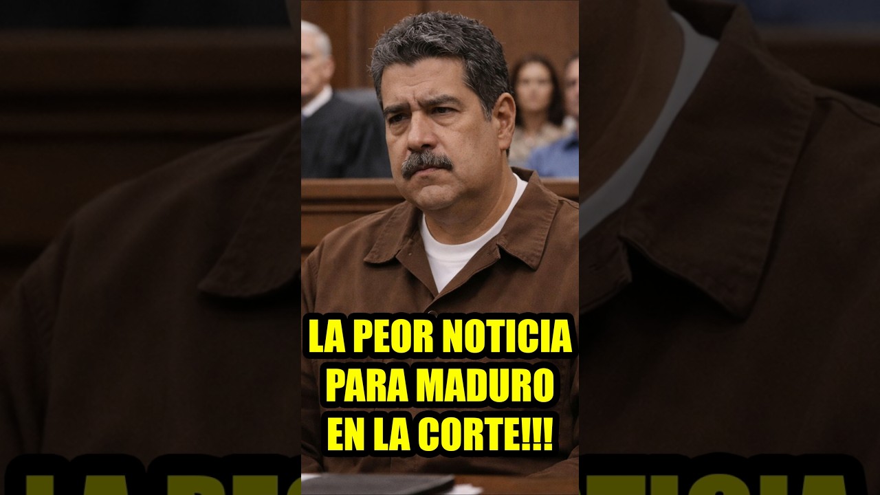 MADURO RECIBI&Oacute; LA PEOR NOTICIA DURANTE SU JUICIO