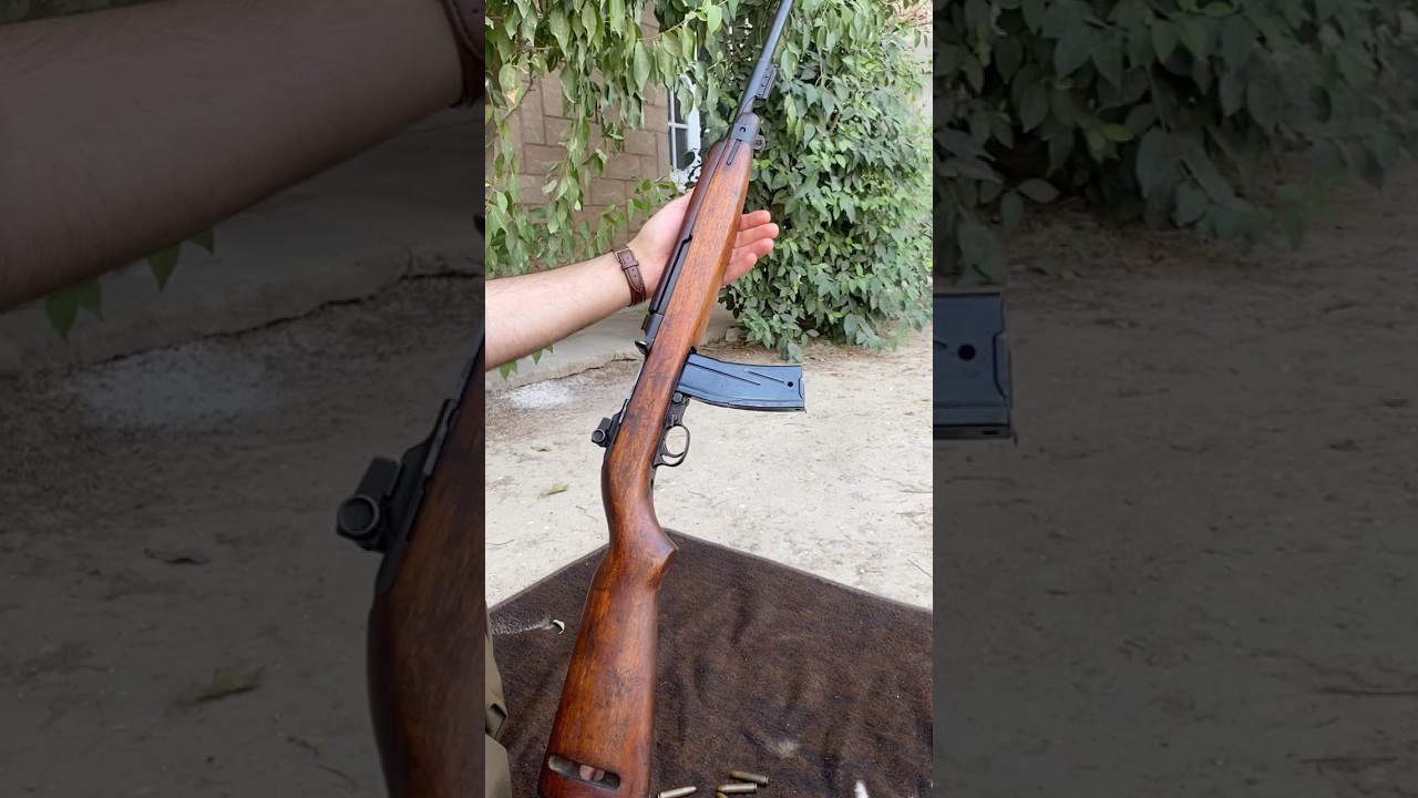 World War 2 U.S Carbine Caliber .30 M1 Semi Automatic #gunsounds #ak47shorts #weapon_master