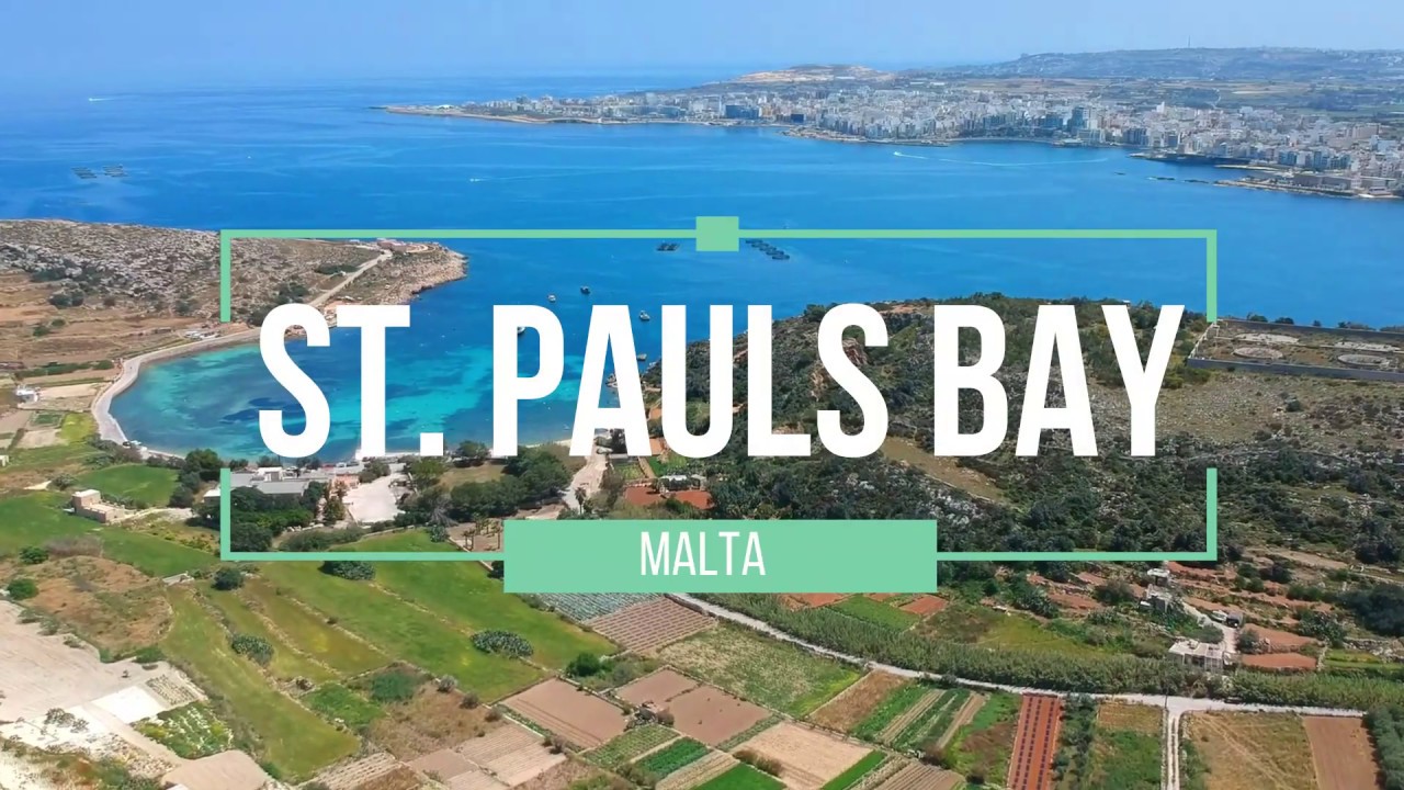 Malta - St. Pauls Bay (Drone video)