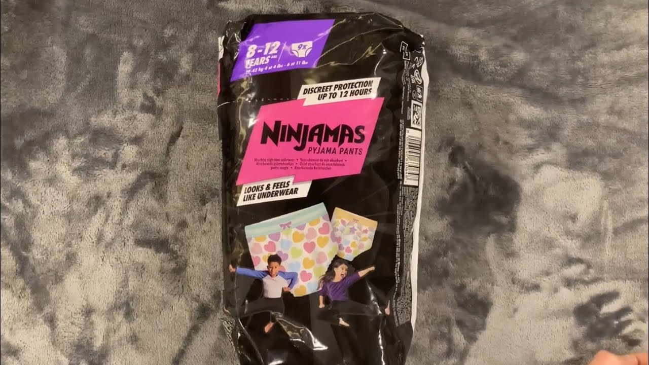 Ninjamas, Pampers Nightime Diapers for teens.