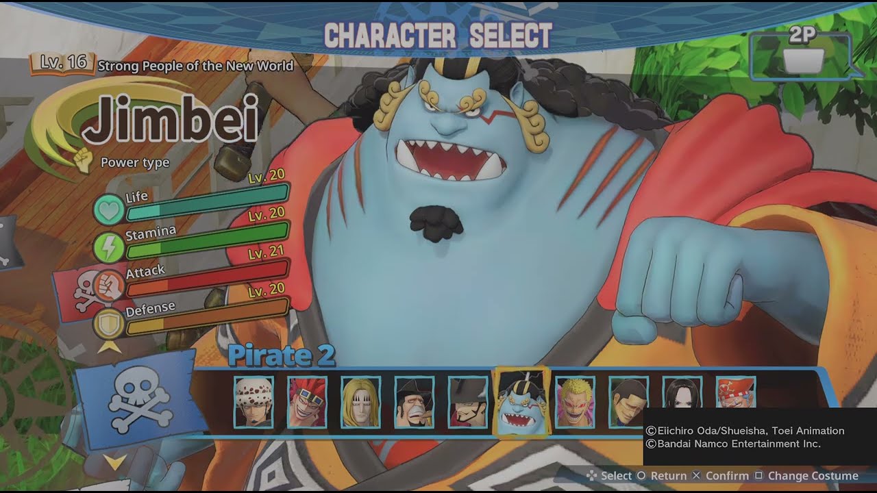 ONE PIECE: PIRATE WARRIORS 4_Jimbei