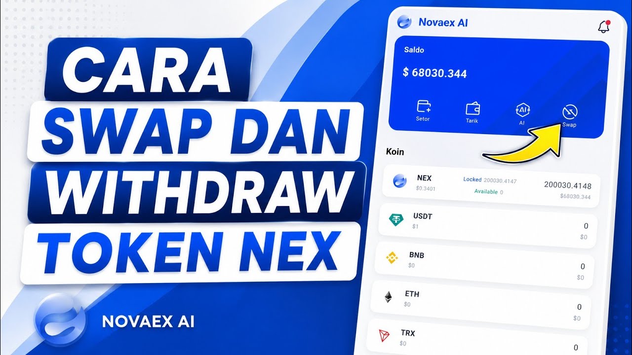 AIRDROP NOVAEX AI|| CARA SWAP DAN WITHDRAW TOKEN NEX