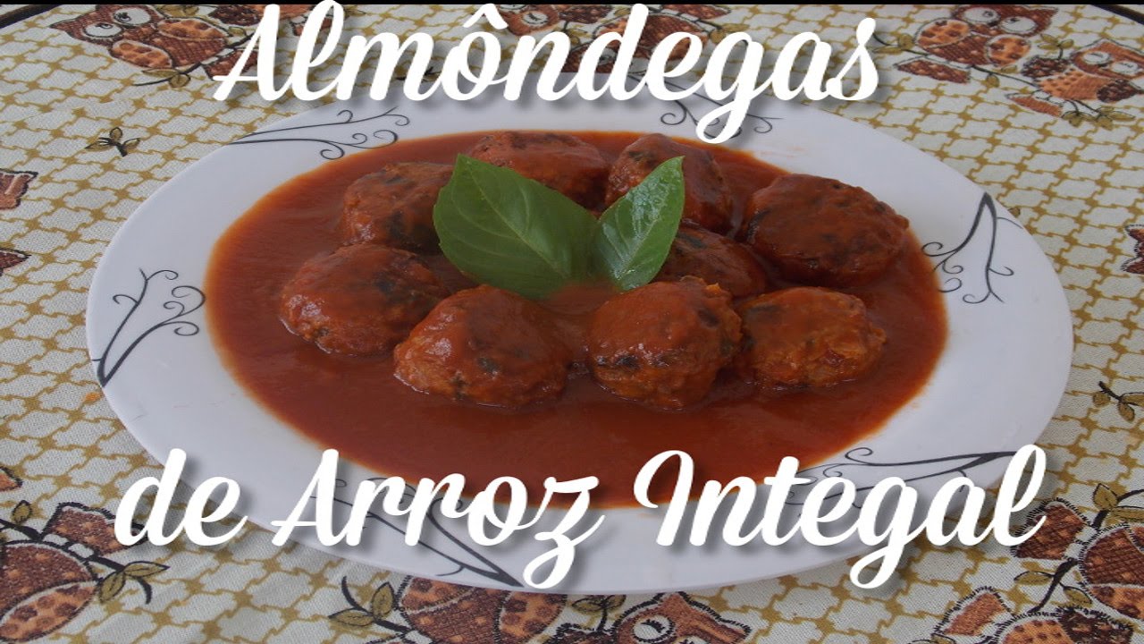 RECEITA DE ALMONDEGAS DE ARROZ INTEGRAL VEGAN - KATIA VEGANA