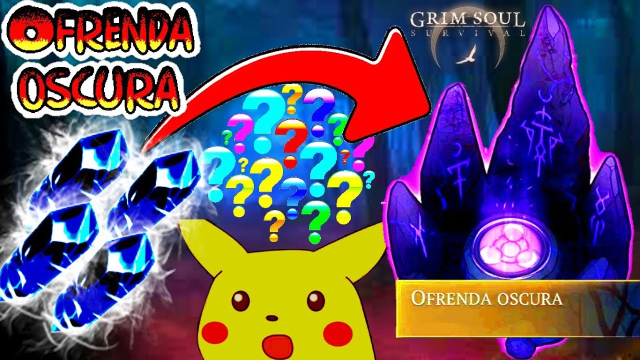 Poniendo fragmentos de almas intercambio en la ofrenda oscura Grim Soul Survival [2022] (KSC)