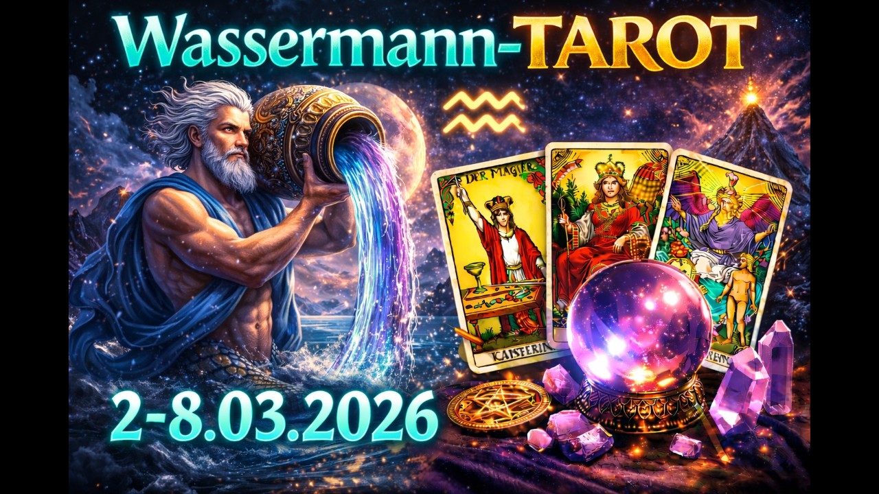 Tarot ♒️ Wassermann ♒️ 2-8.03.2026. Diese Erkenntnis befreit dich.