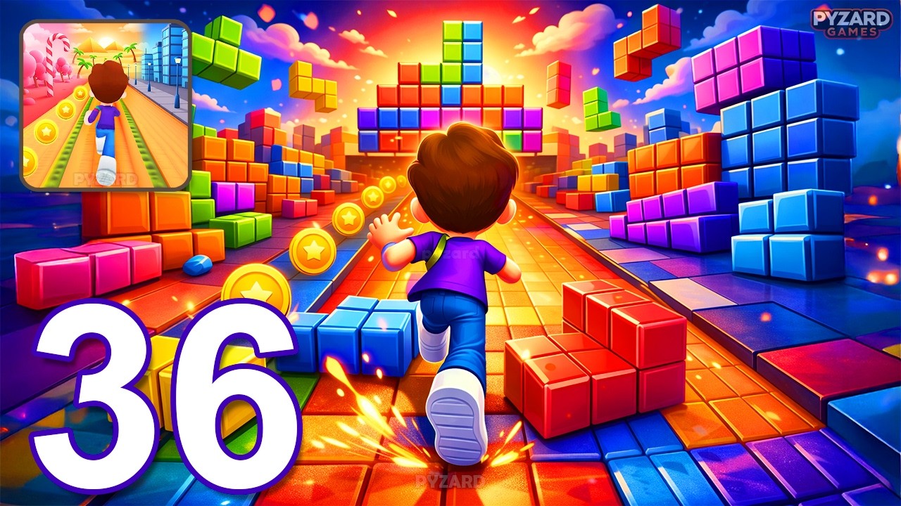 Kooply Run: Subway Craft - Gameplay Walkthrough Part 36 - Community Maps (Android, iOS)