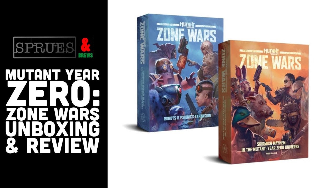 Mutant Year Zero - Zone Wars Unboxing and Review