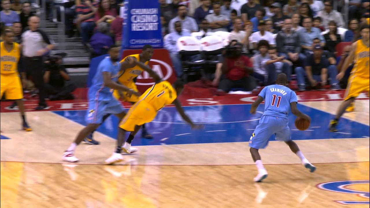 Jamal Crawford Crosses Up Lance Stephenson!
