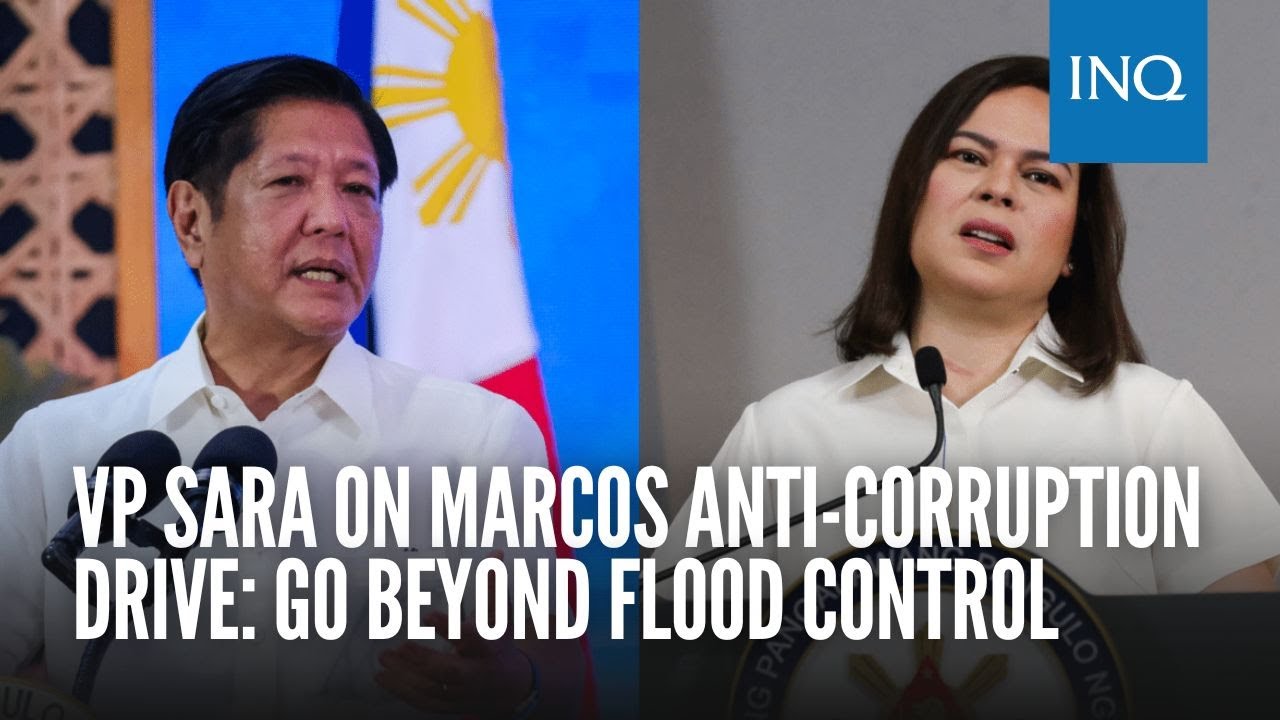 Sara Duterte on Marcos anti-corruption drive: Go beyond flood control
