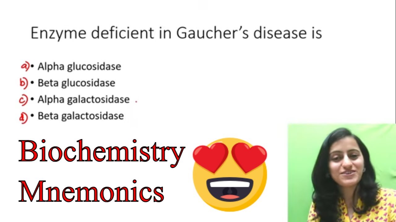 Biochemistry Mnemonics | Gaucher's disease | Enzyme deficiency mnemonics | Dr. Nikita Nanwani