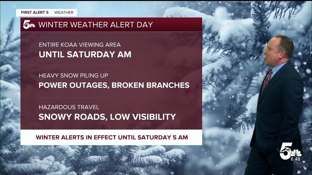 Last round of heavy snow from multi-day storm comes to an end Saturday morning