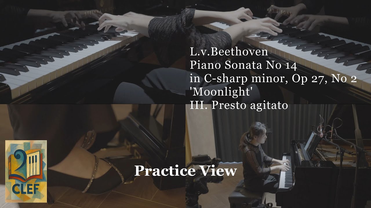 L.v.Beethoven-Piano Sonata No.14 in C-sharp minor, Op.27, No2  