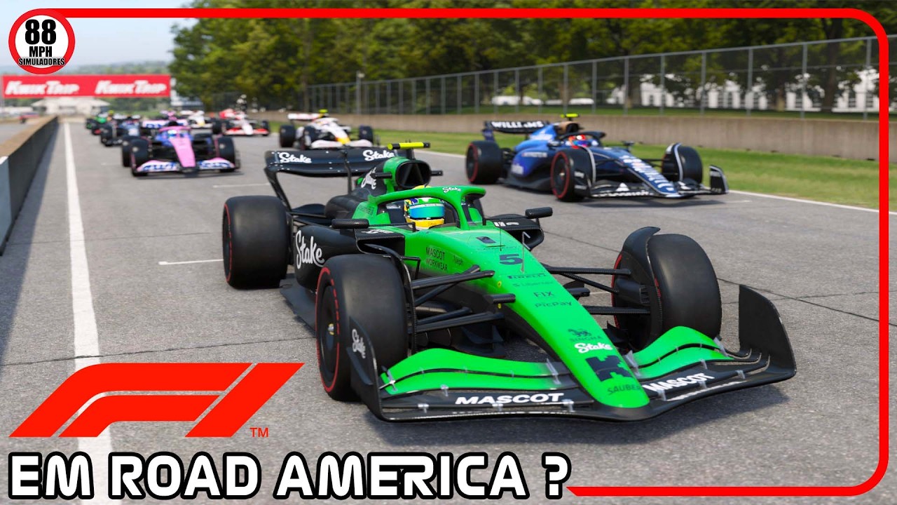Automobilista 2 - Fórmula 1 em pista de Indy - ROAD AMERICA 