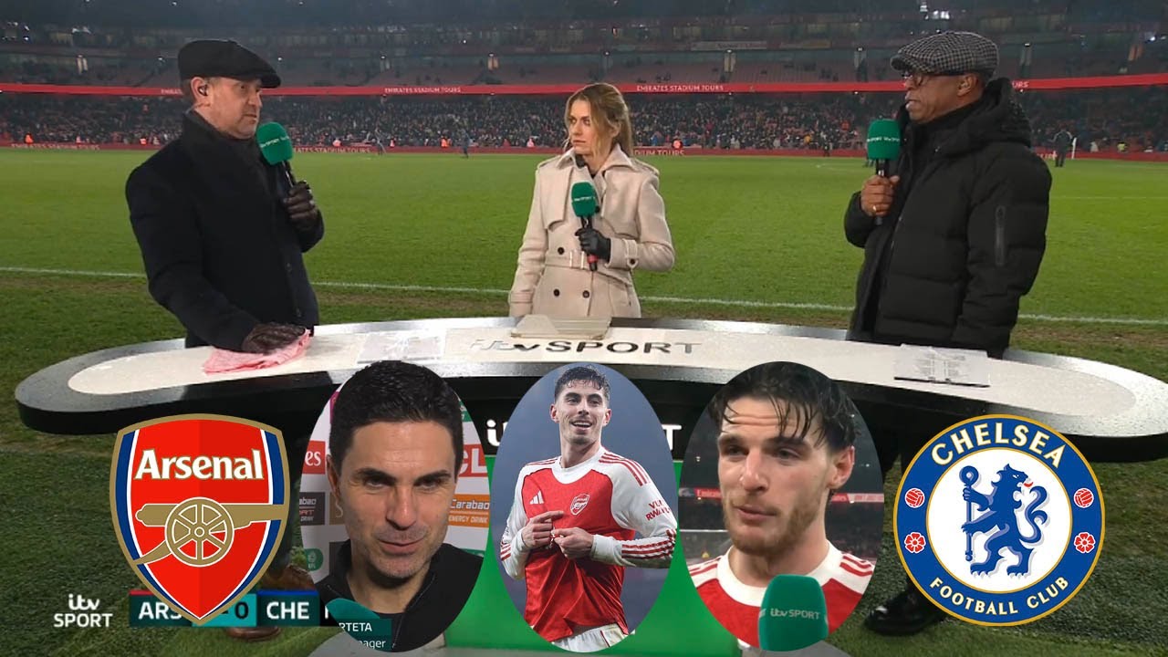 Arsenal vs Chelsea 1-0(4-2) Kai Havertz On Fire Goal💥 Rice, Arteta And Ian Wright Crazy Reaction