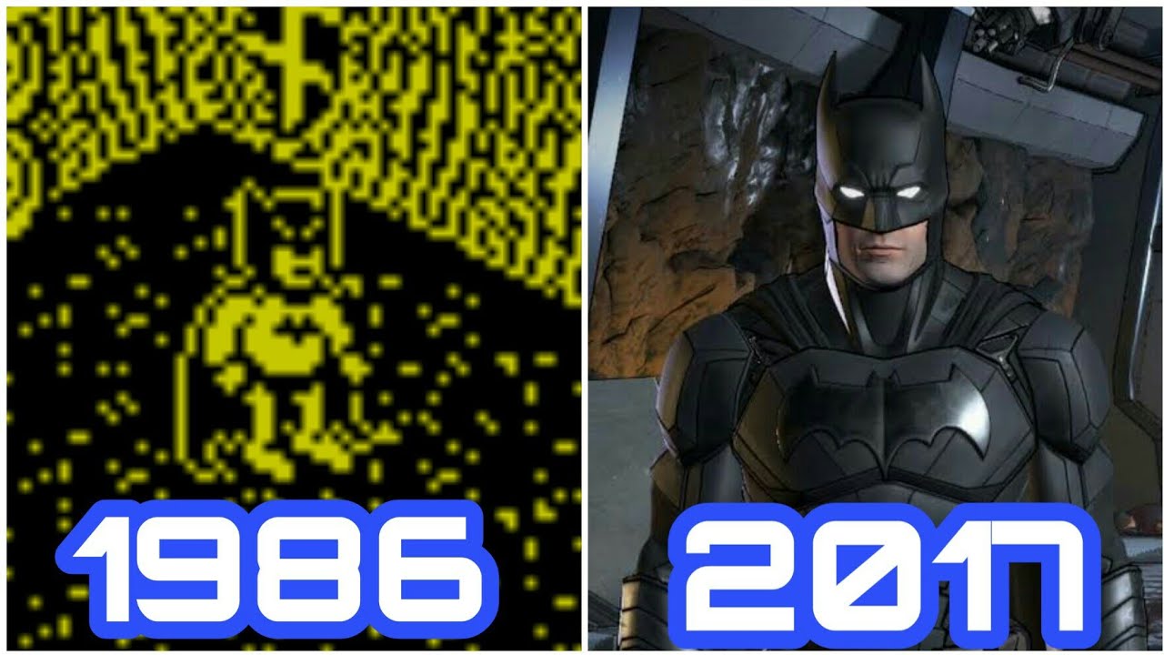 Evolution of Batman Games (1986 - 2017)