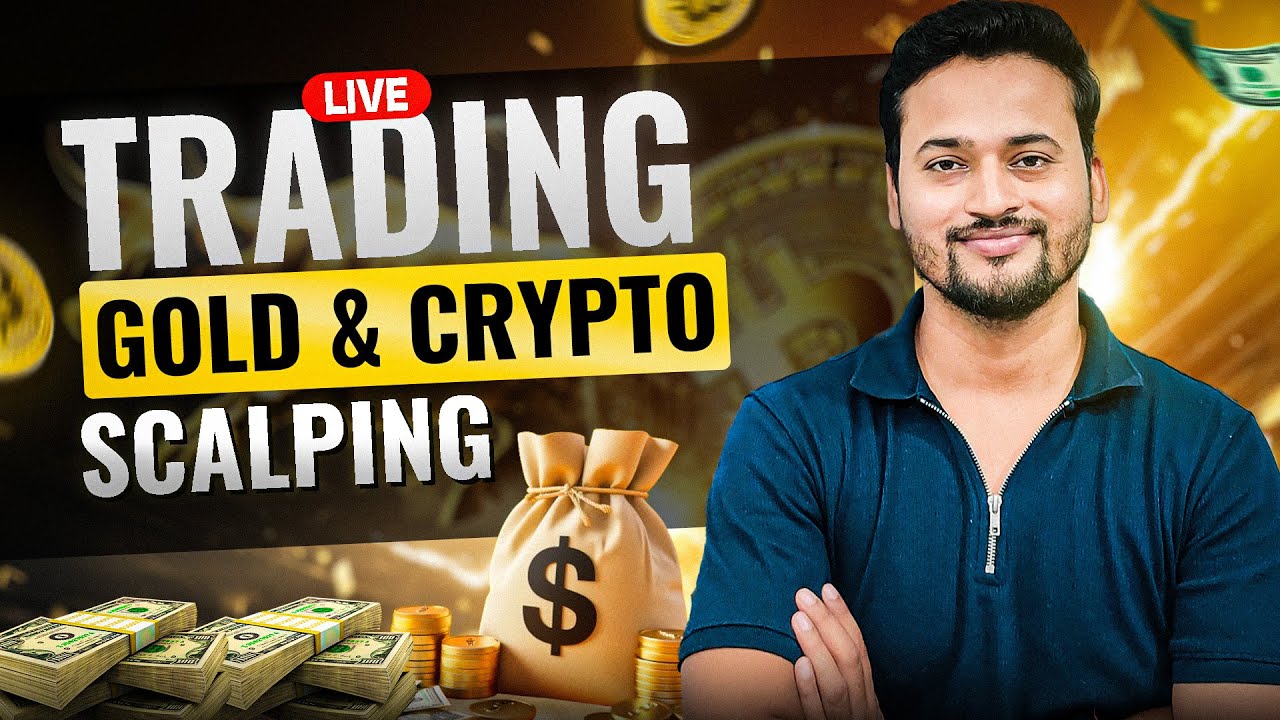 Live Crypto And Gold Scalping Trading  | 08 Jan 2026 #cryptoscalping #xauusdlive