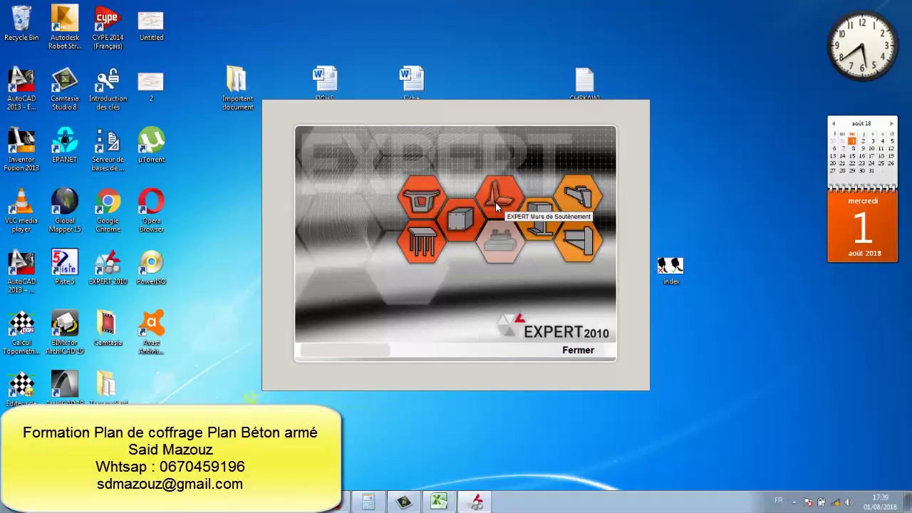 Expert Robot : Calcul Ferraillage
