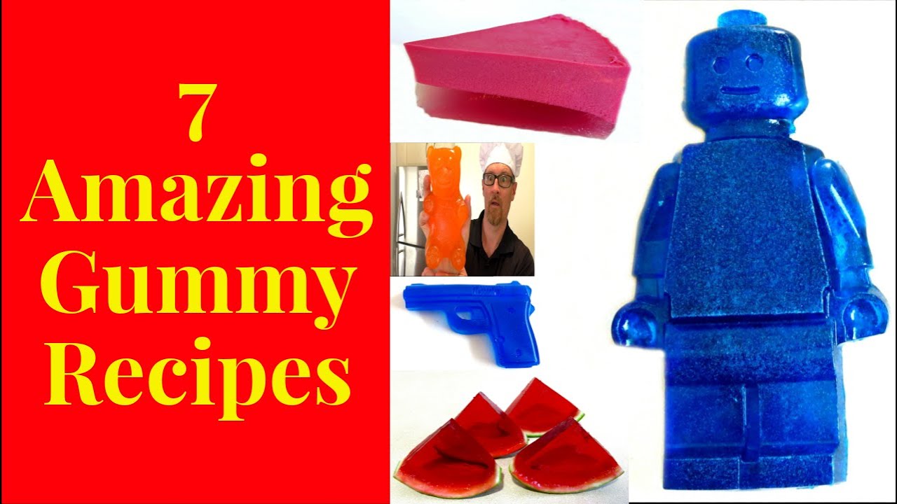 7 SIMPLE AMAZING GUMMY RECIPES