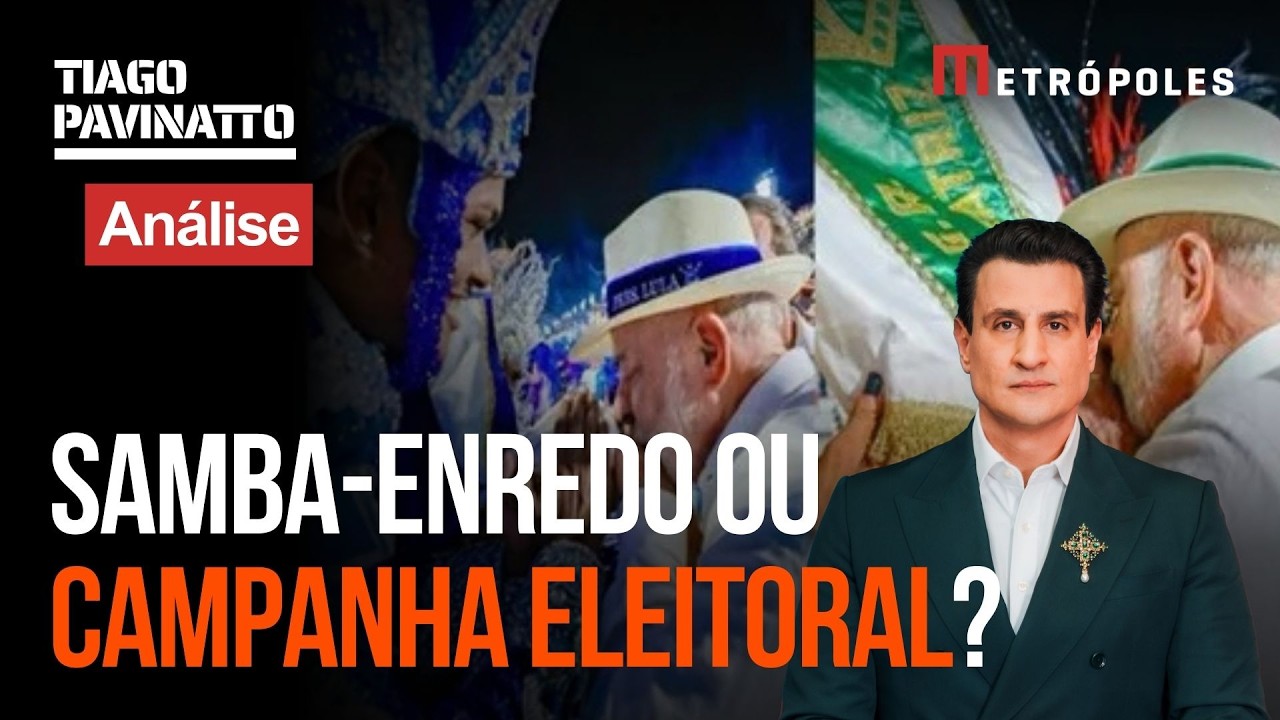 “Enredo fala mais do governo do que da vida de Lula”, diz Pavinatto I Pavio Curto