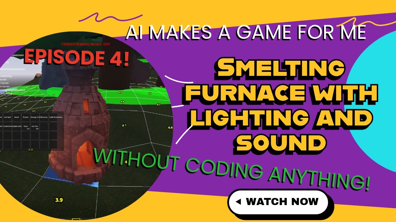 Godot + @cursor_ai Adding Smelting, Ore Nodes & Stamina in One Prompt?!  (Ep 4)