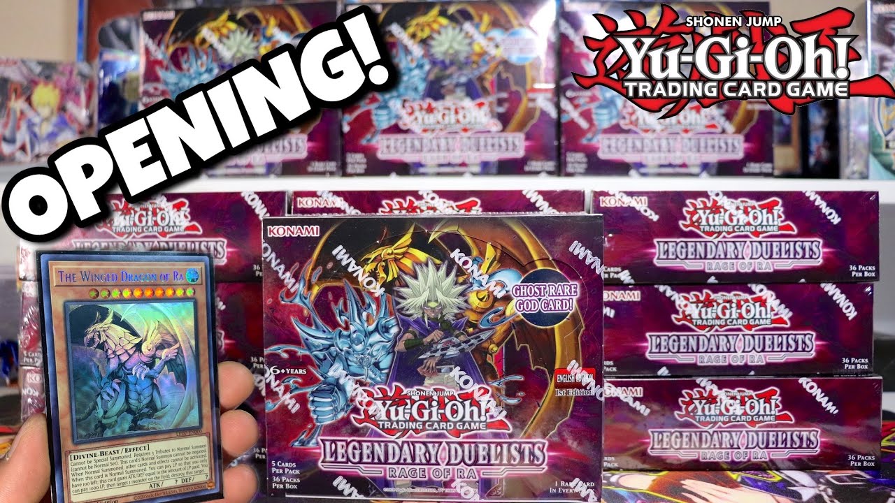 *WE PULLED IT FROM THE FIRST BOX* Yu-Gi-Oh! Rage Of Ra Opening GHOST RARE RA!!