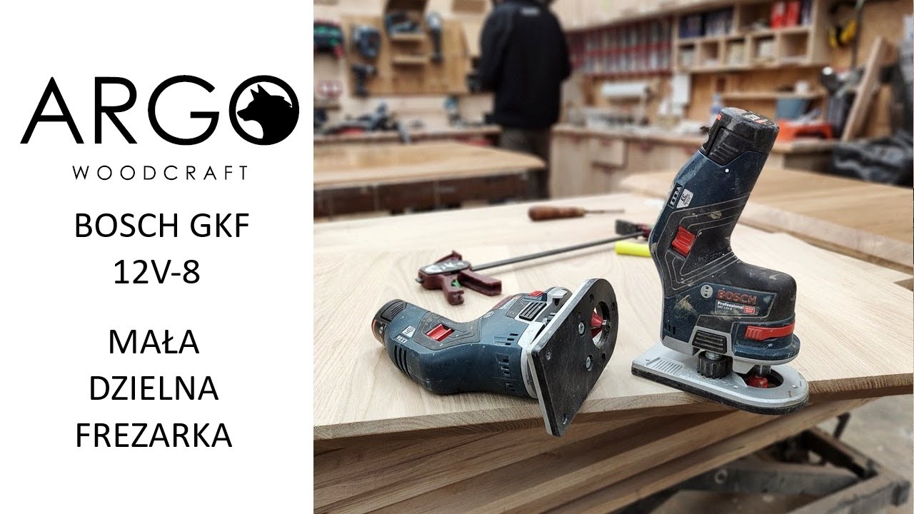334 - Bosch GKF 12V-8 &ndash; Mała Frezarka, Wielkie Możliwości