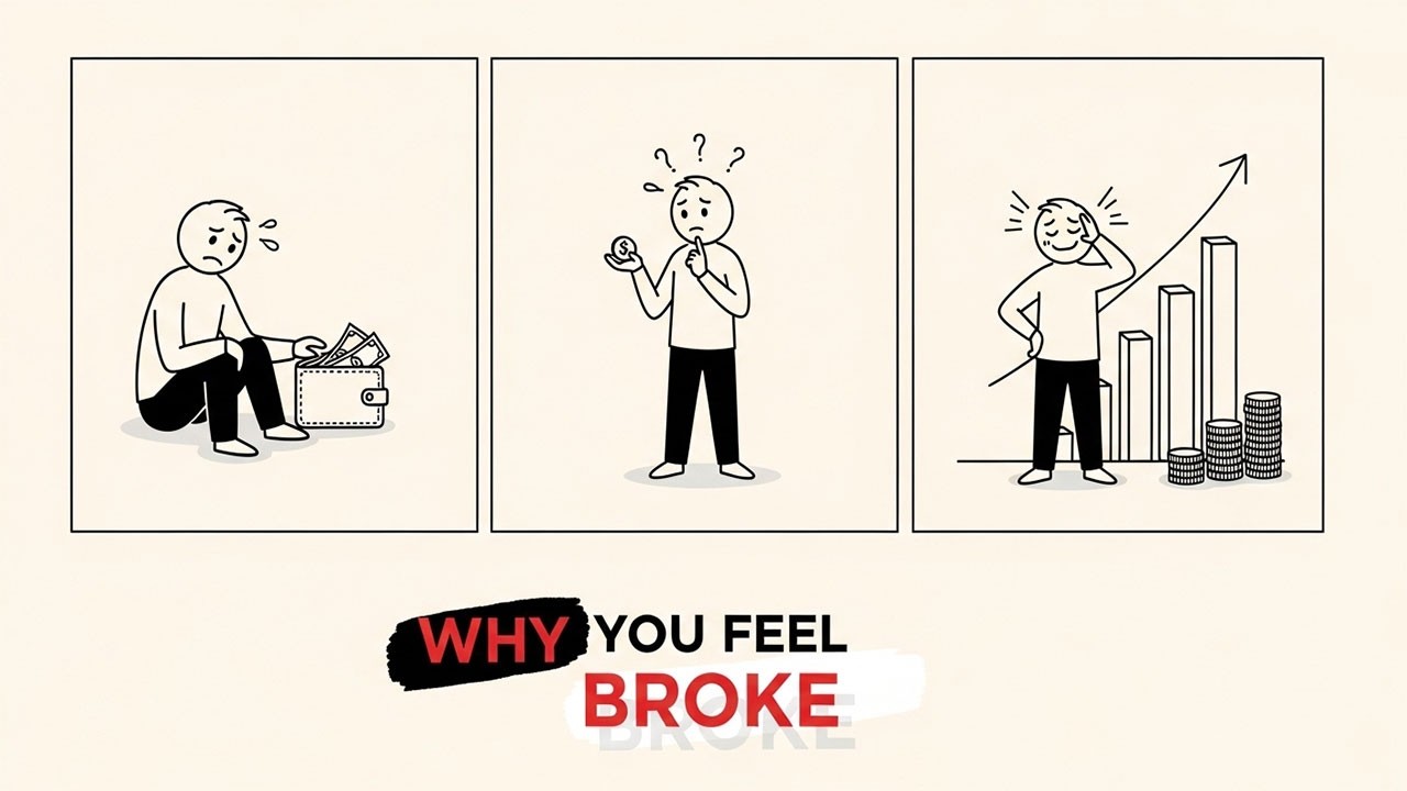 Why You Feel Broke (Even With a Salary) #pyscology