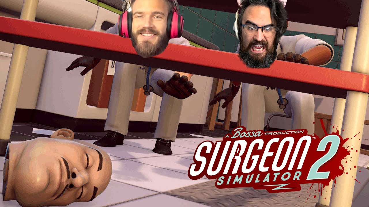 Surgeon Simulator 2 Multiplayer w/ Pewdiepie - THE SECRET HANDSHAKE