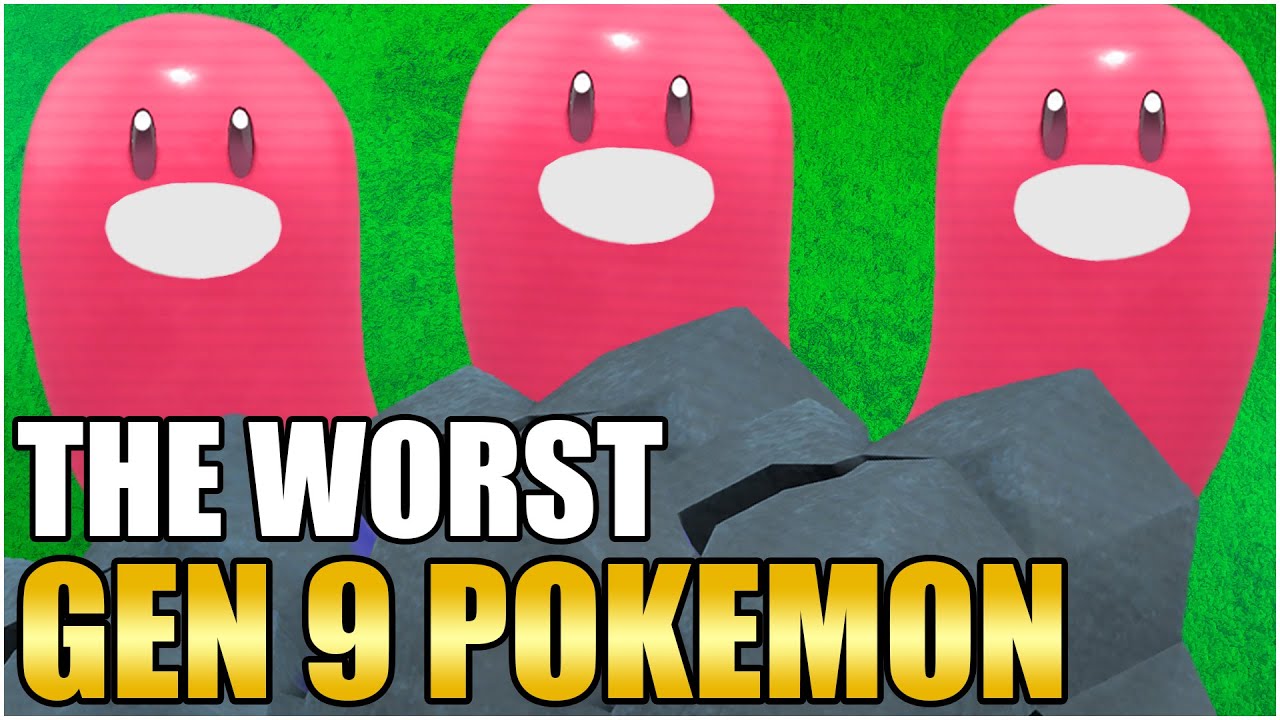 FULL WORST POKEMON SCARLET VIOLET TEAM! Worst Pokemon Ever Scarlet and Violet Gen 9 - Non Legendary