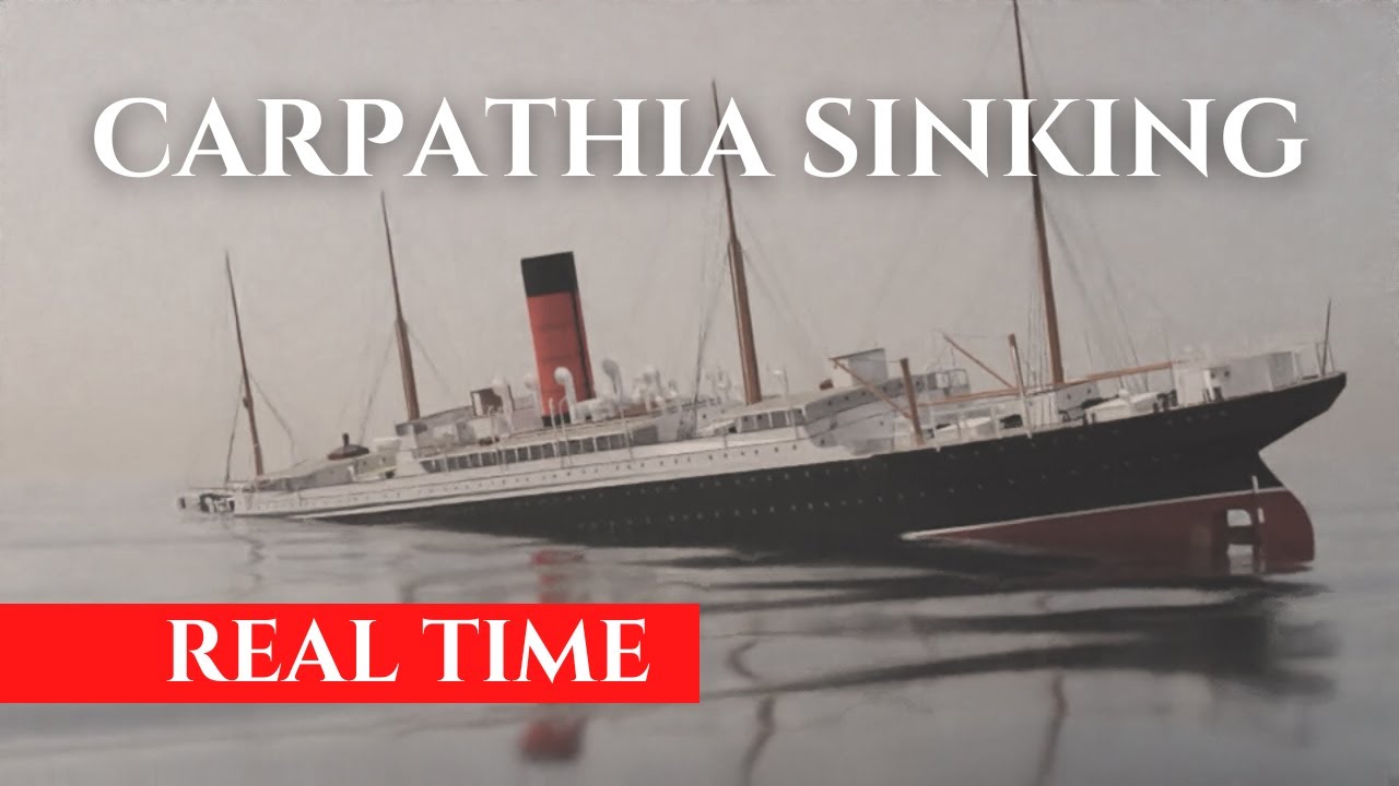 〽️RMS Carpathia Sinking Simulation - REAL TIME