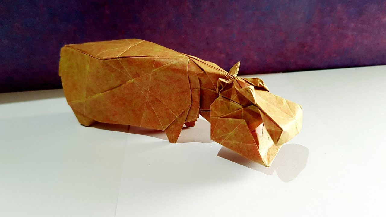 Origami Hippopotamus - Hideo Komatsu