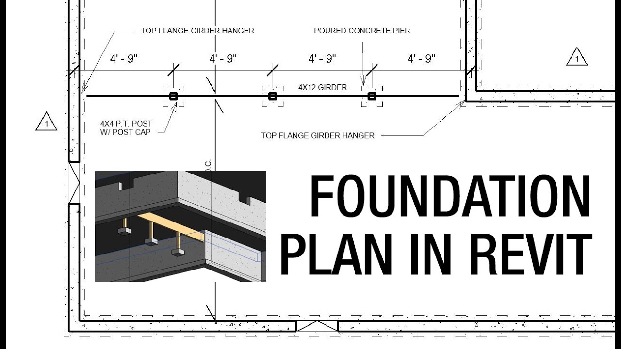 Drawing a Foundation Plan in Revit