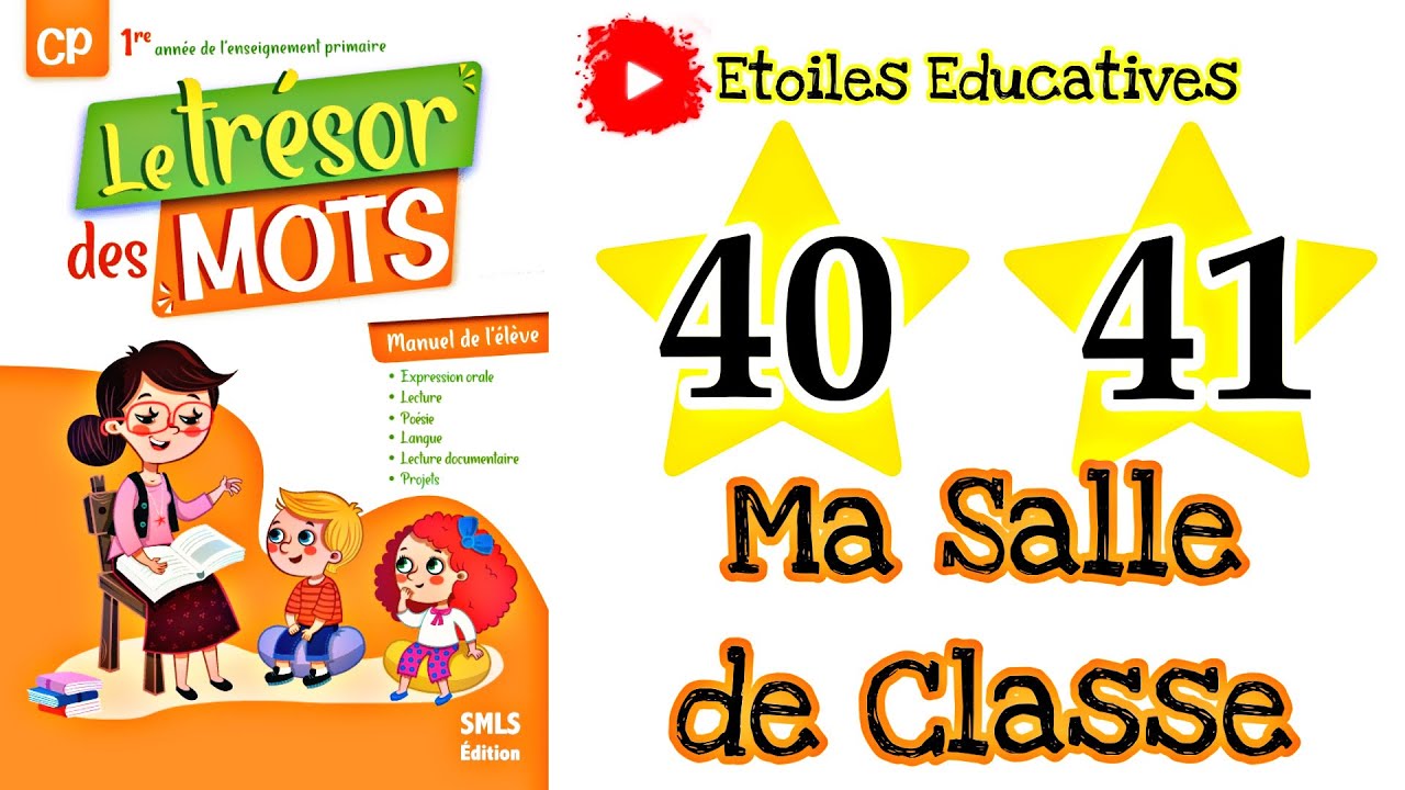 Ma salle de Classe | page 40 tr&eacute;sor des mots CP page 40 page 41 | #Apprendre_Fran&ccedil;ais_Facile