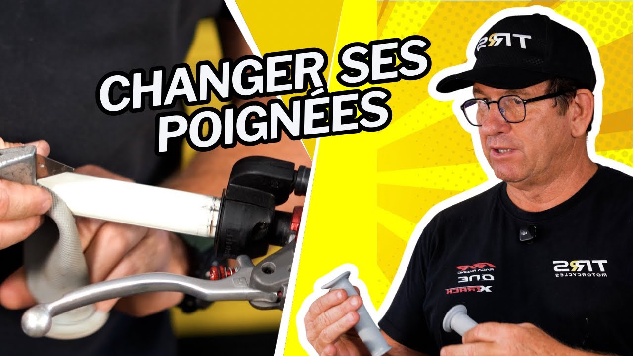 🔧MECA #3 : Comment CHANGER les POIGNEES d'une MOTO TT ? 🏍️