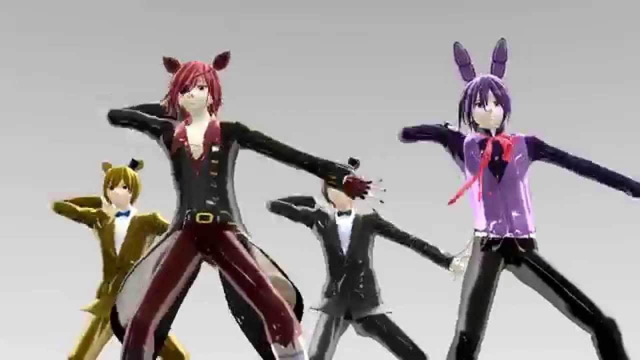 [MMD FNaF] Persecution Complex Cellphone Animatronic LOL (FNaF1 Boys)