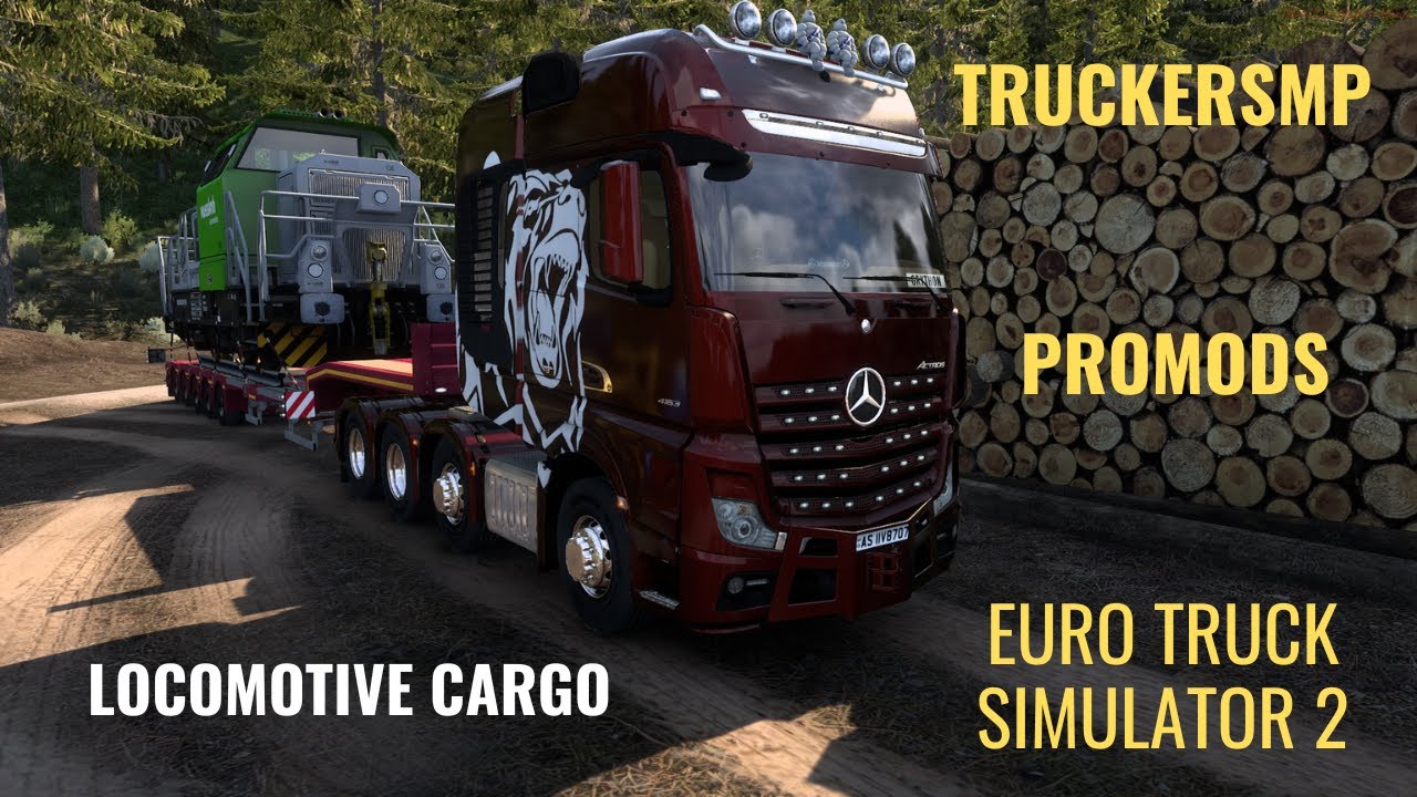 Locomotive @ Kirkenes Promods Server | Euro Truck Simulator 2 | Opentrack #ets2 1.54