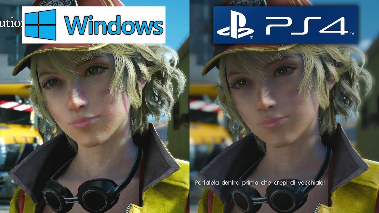 [4K UHD] Final Fantasy XV &ndash; PC vs. PS4 Graphics Comparison