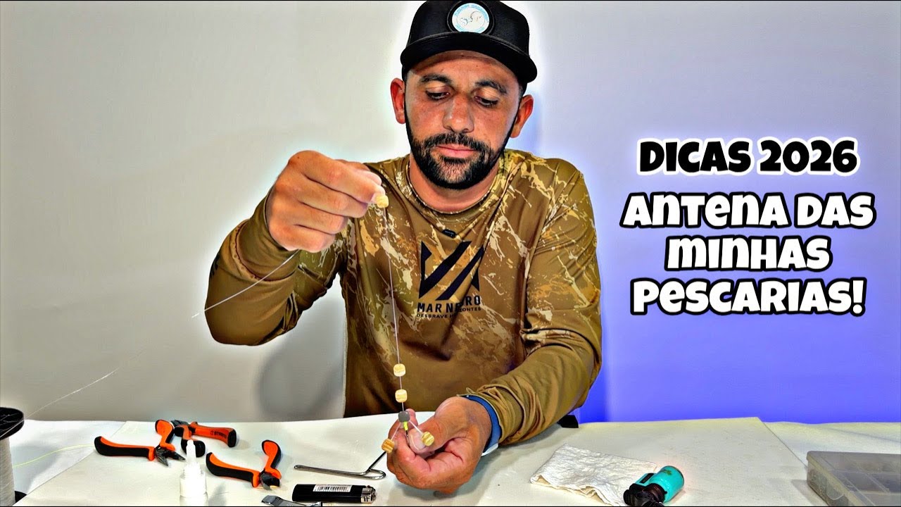 Modelo de ANTENA que tenho usado nas minhas PESCARIAS! #DICA2026