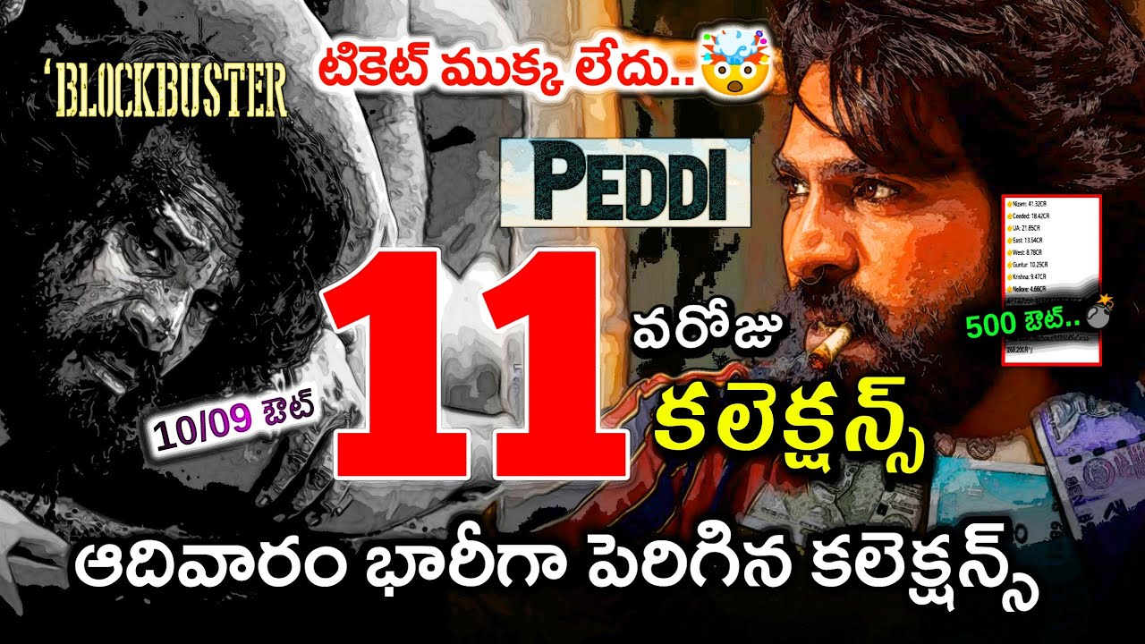 Peddi Movie 11th Day Collection / Day 11 Peddi Movie Collections / Ram Charan Peddi Collections