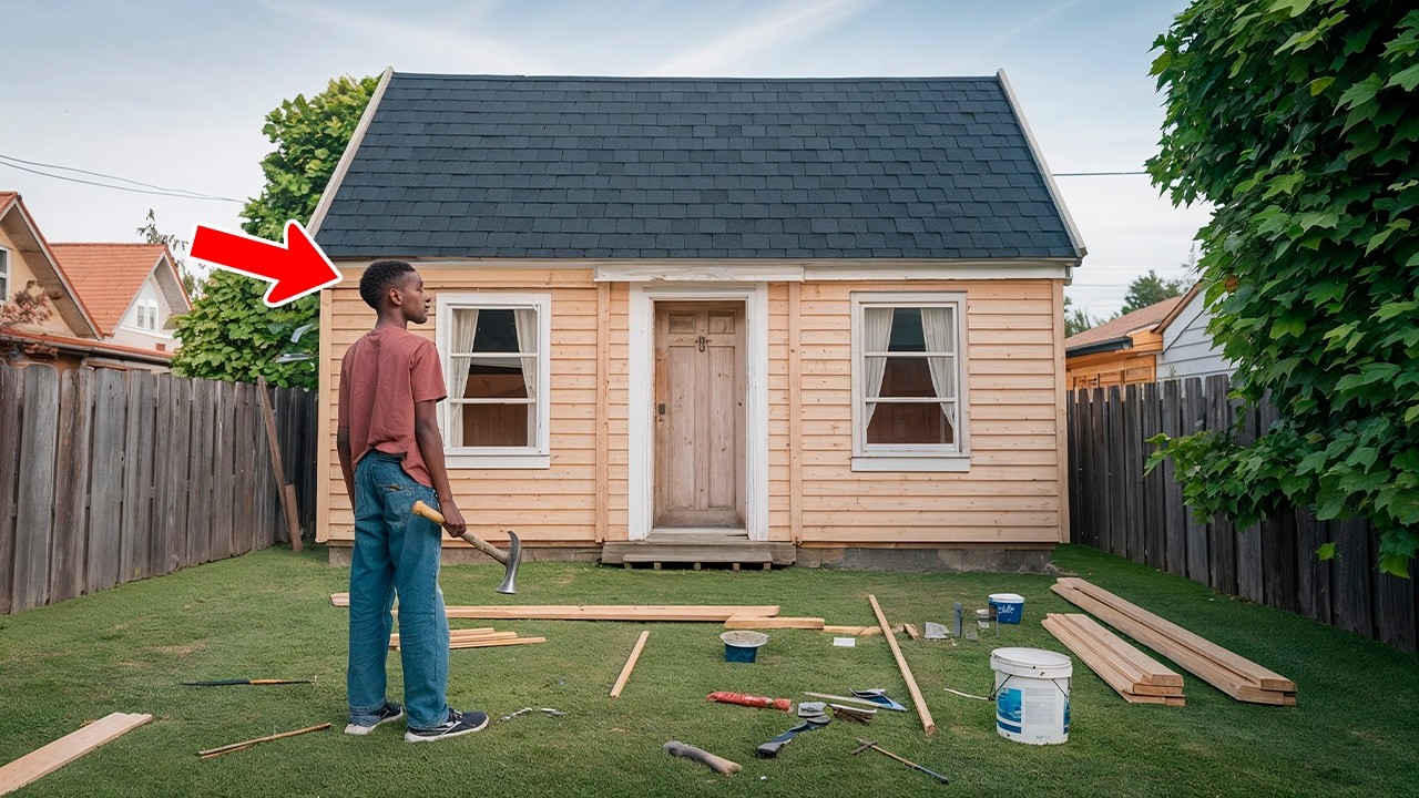 Neighbors Laughed at a 13-Year-Old Boy Building a House Alone, but a Year Later They Regretted It